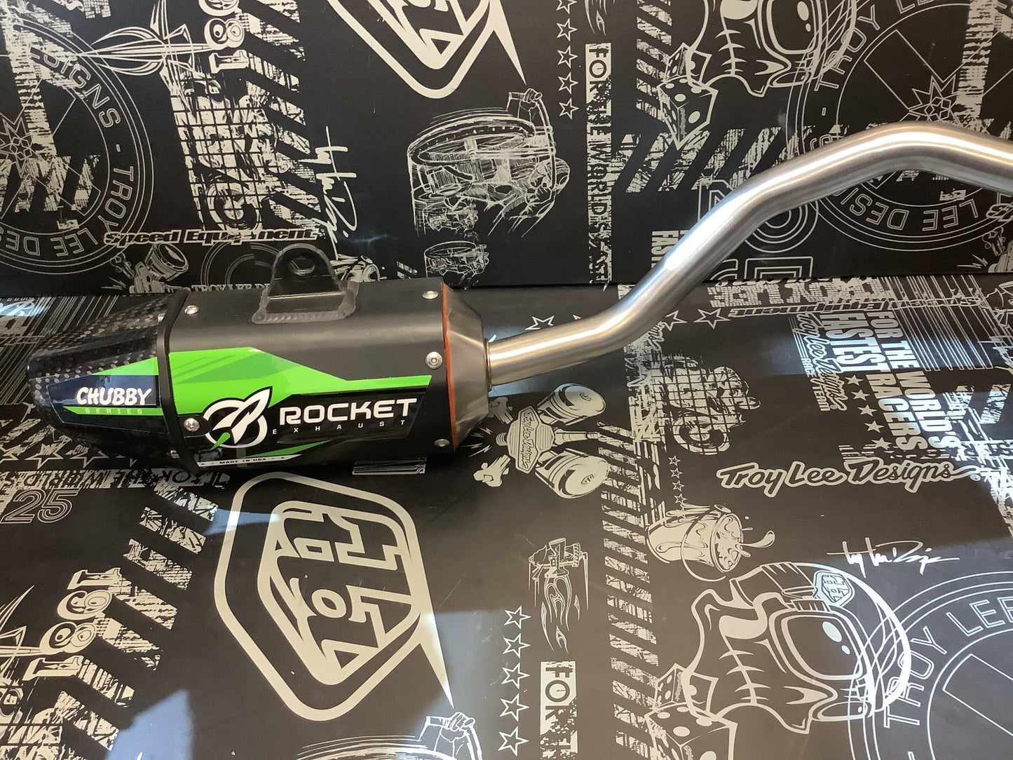 2010 - 2021 Kawasaki KLX110/L Full Chubby Exhaust - Langston Motorsports - Langston Motorsports