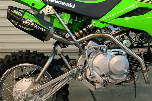 2010 - 2021 Kawasaki KLX110/L Full Chubby Exhaust - Langston Motorsports - Langston Motorsports