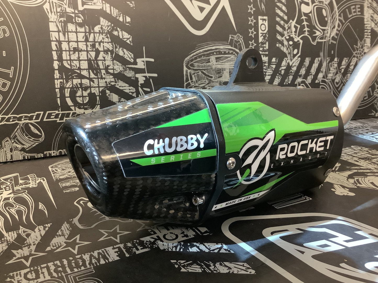 2010 - 2021 Kawasaki KLX110/L Full Chubby Exhaust - Langston Motorsports - Langston Motorsports