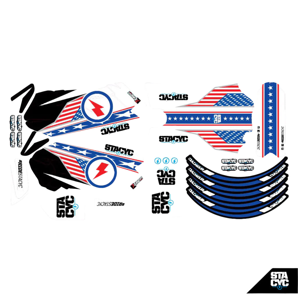 STACYC Graphic Kit - Dare Devil for 12eDrive and 16eDrive