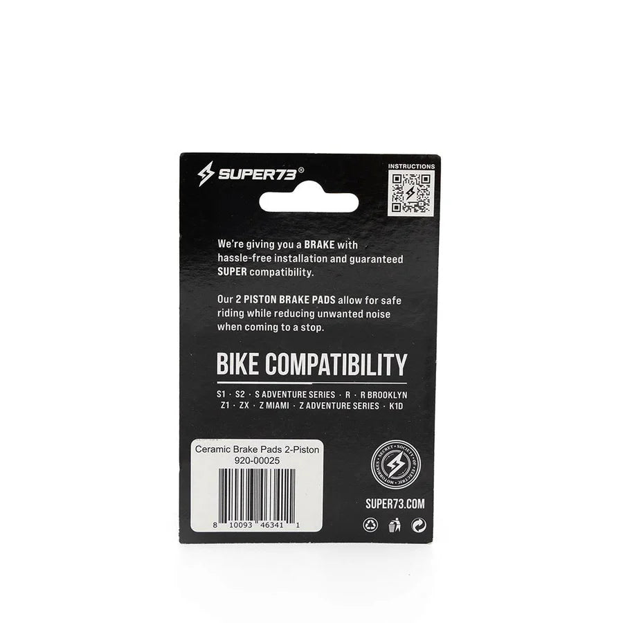 Super73 Ceramic Brake Pads 2-Piston