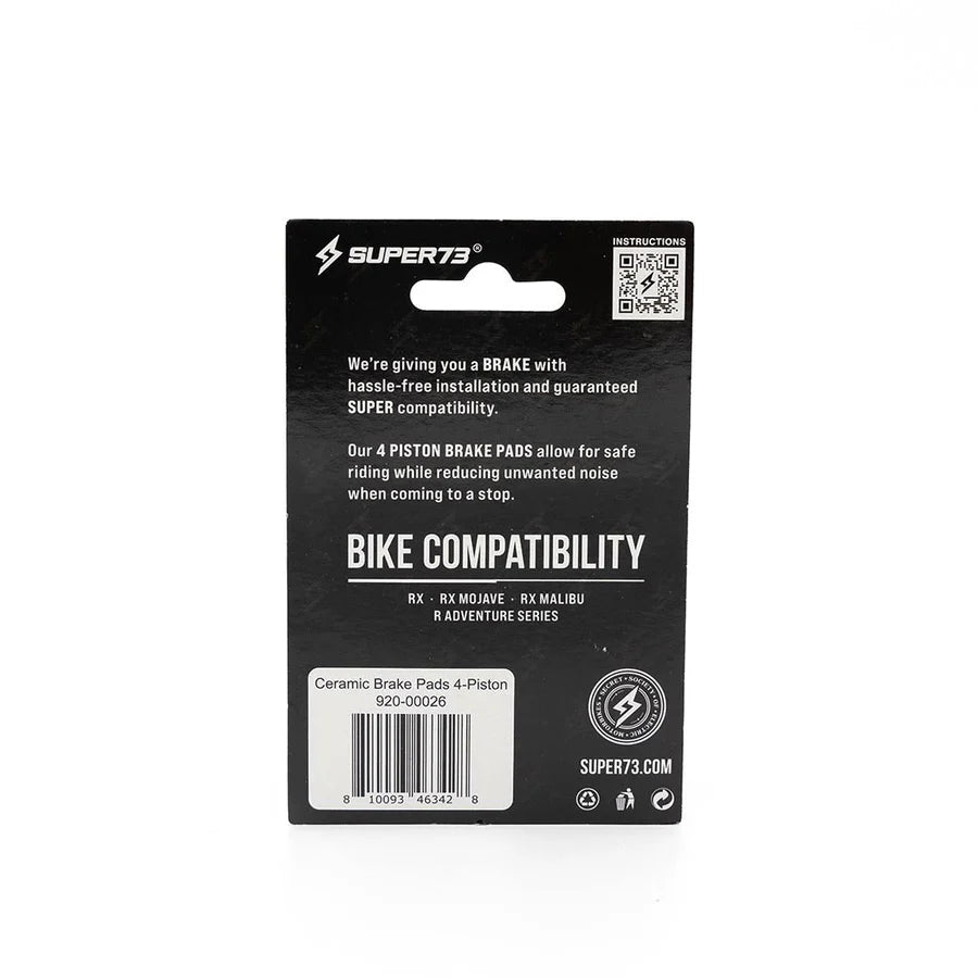 Super73 Ceramic Brake Pads 4-Piston