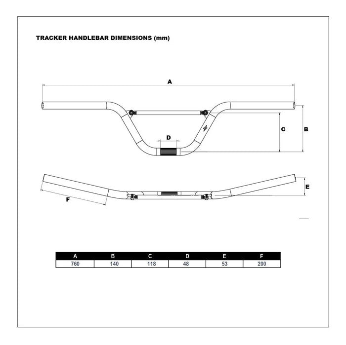 Super73 Tracker Mid Rise Handlebar