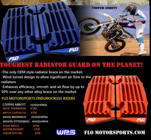 Husqvarna Radiator Guards / Brace - Langston Motorsports - Flo Motorsports
