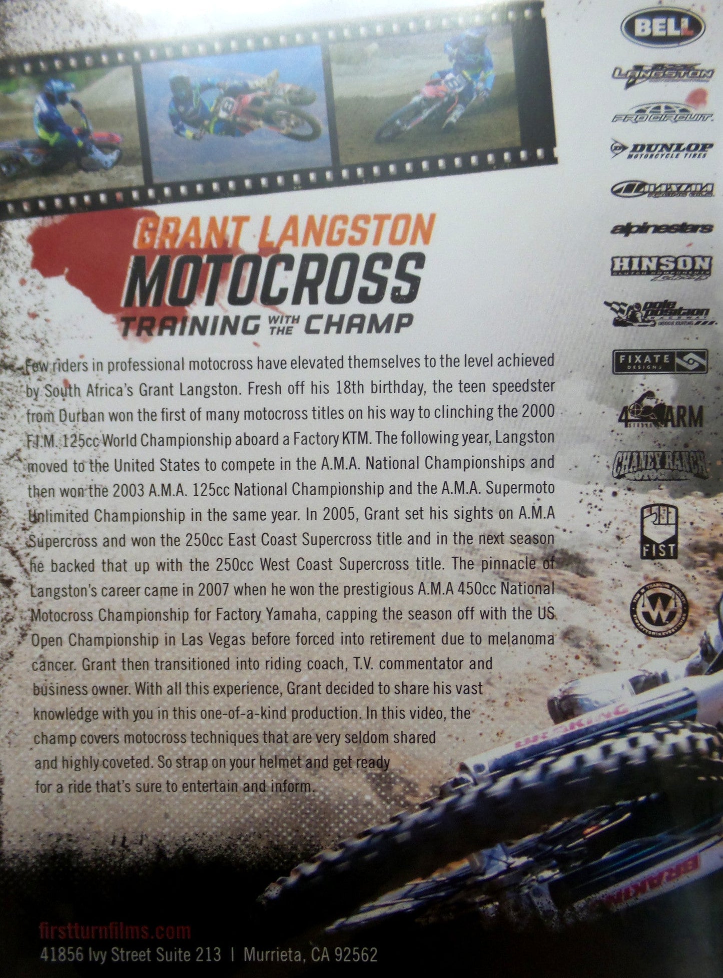 Motocross Training with the Champ by Grant Langston - Langston Motorsports - Langston Motorsports