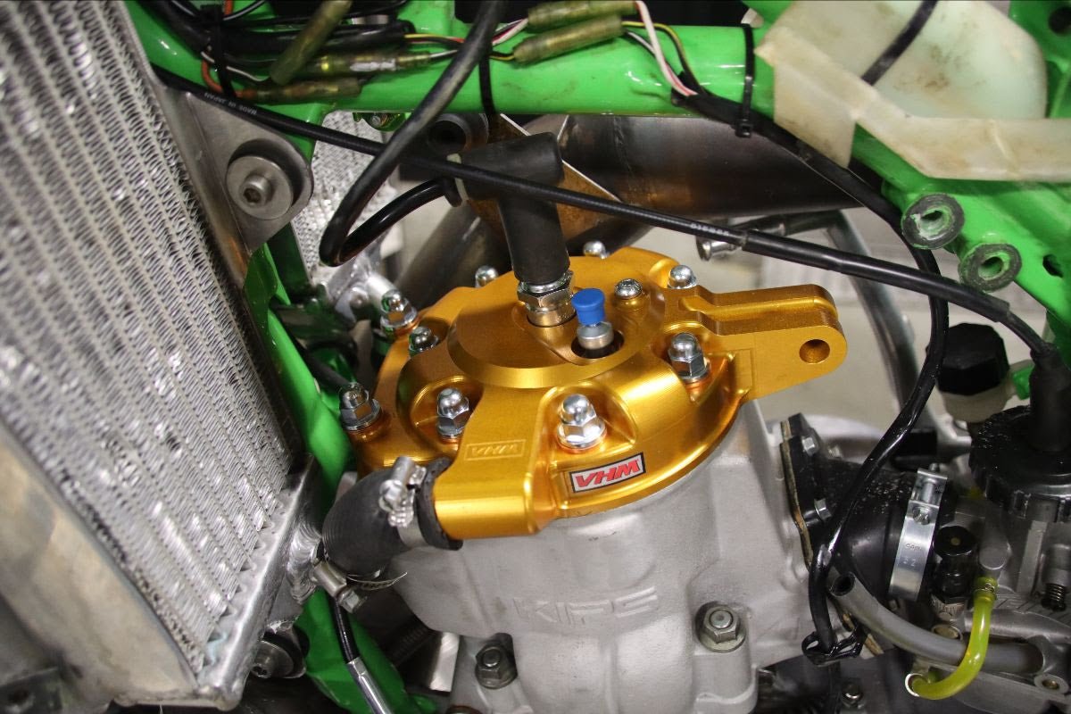 VHM 1989 - 2004 KX500 Cylinder Head and Insert - Langston Motorsports - VHM