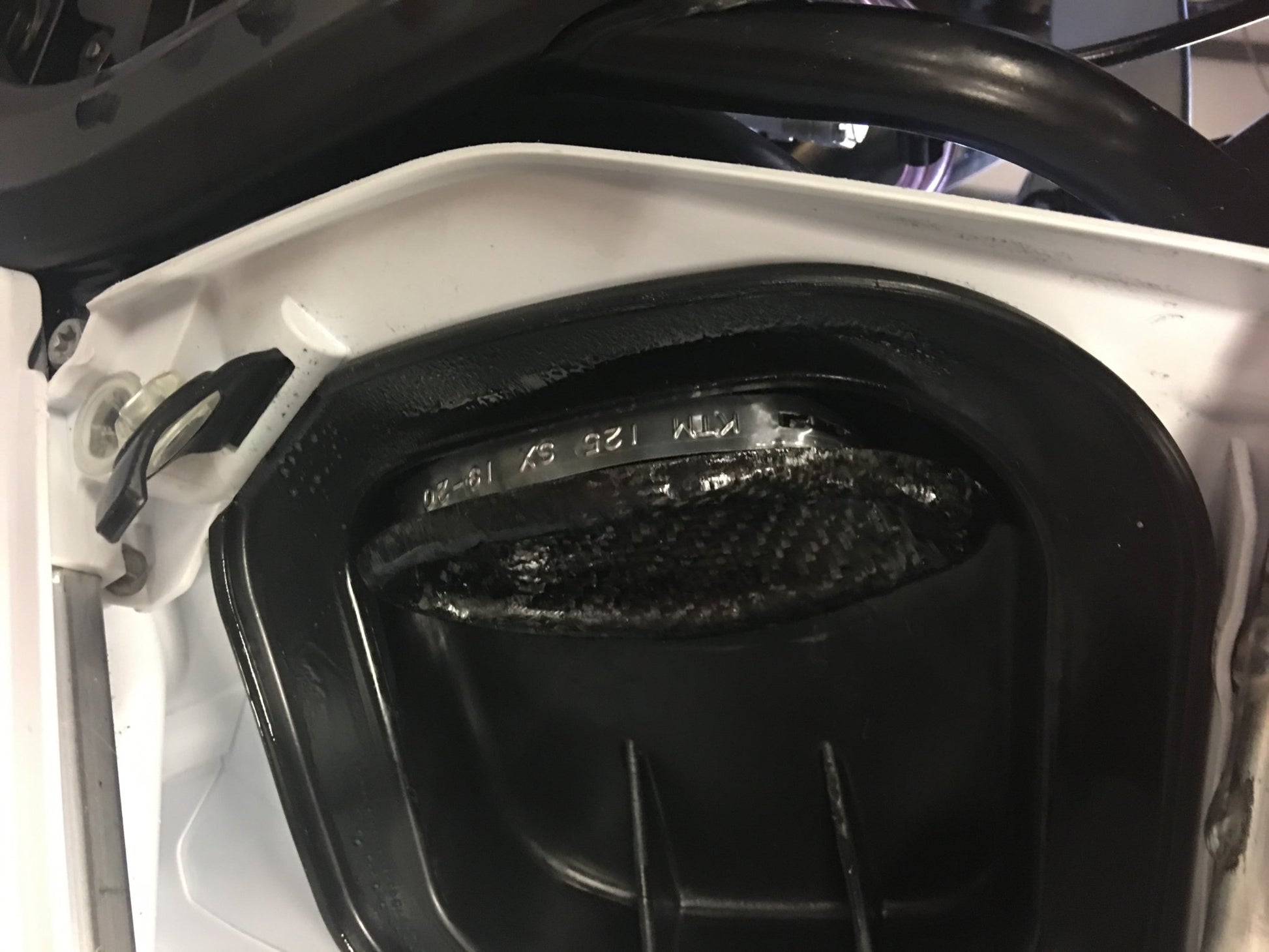 VHM carbon air intake KTM 125SX / 150SX / Husqvarna TC125 2016 - 2020 - Langston Motorsports - VHM