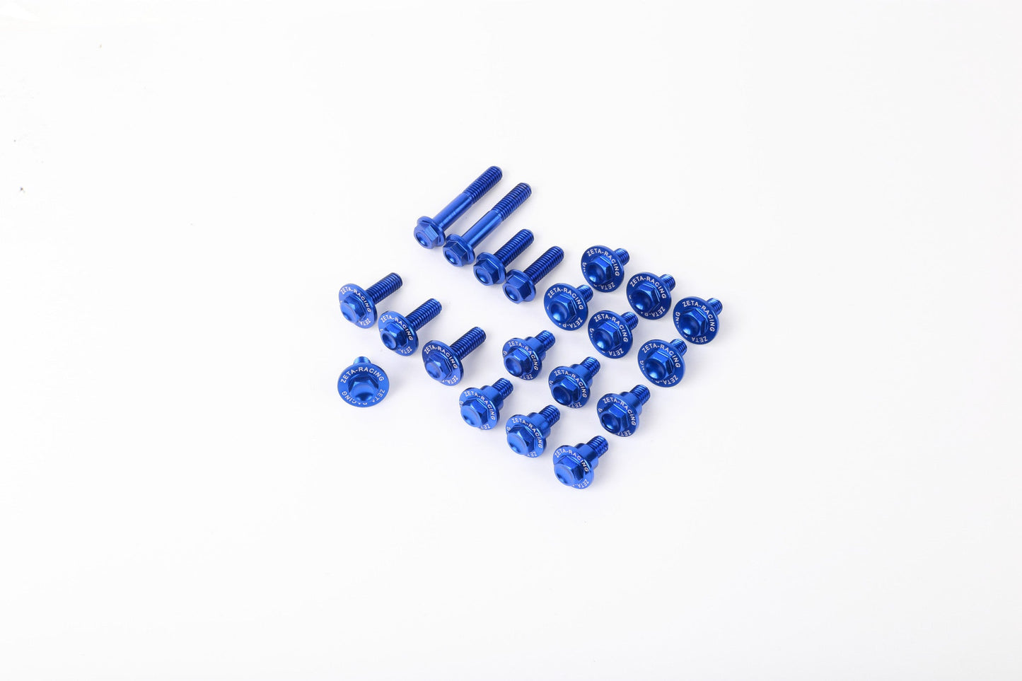 Zeta Anodized Aluminum Lightweight Colored Body Bolt Kits - Langston Motorsports - Zeta