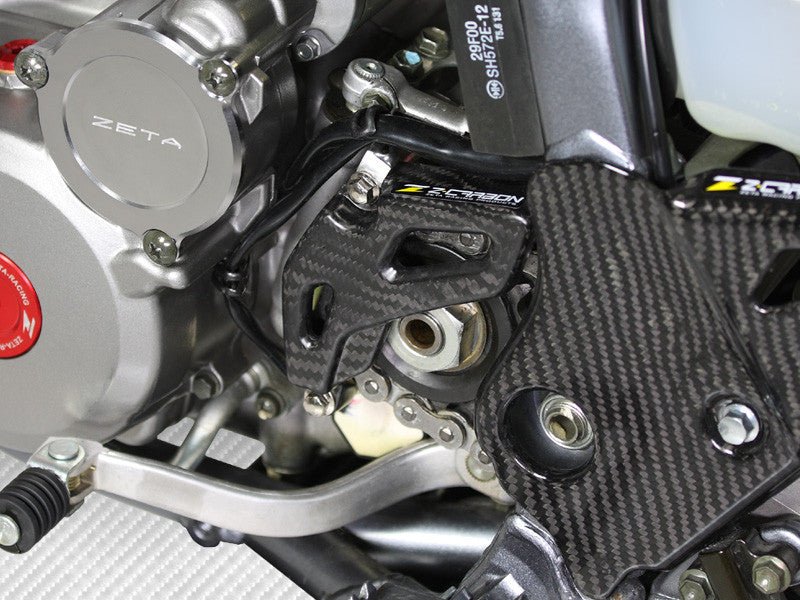 Zeta Carbon Fiber Front Sprocket Drive Cover - Langston Motorsports - Zeta