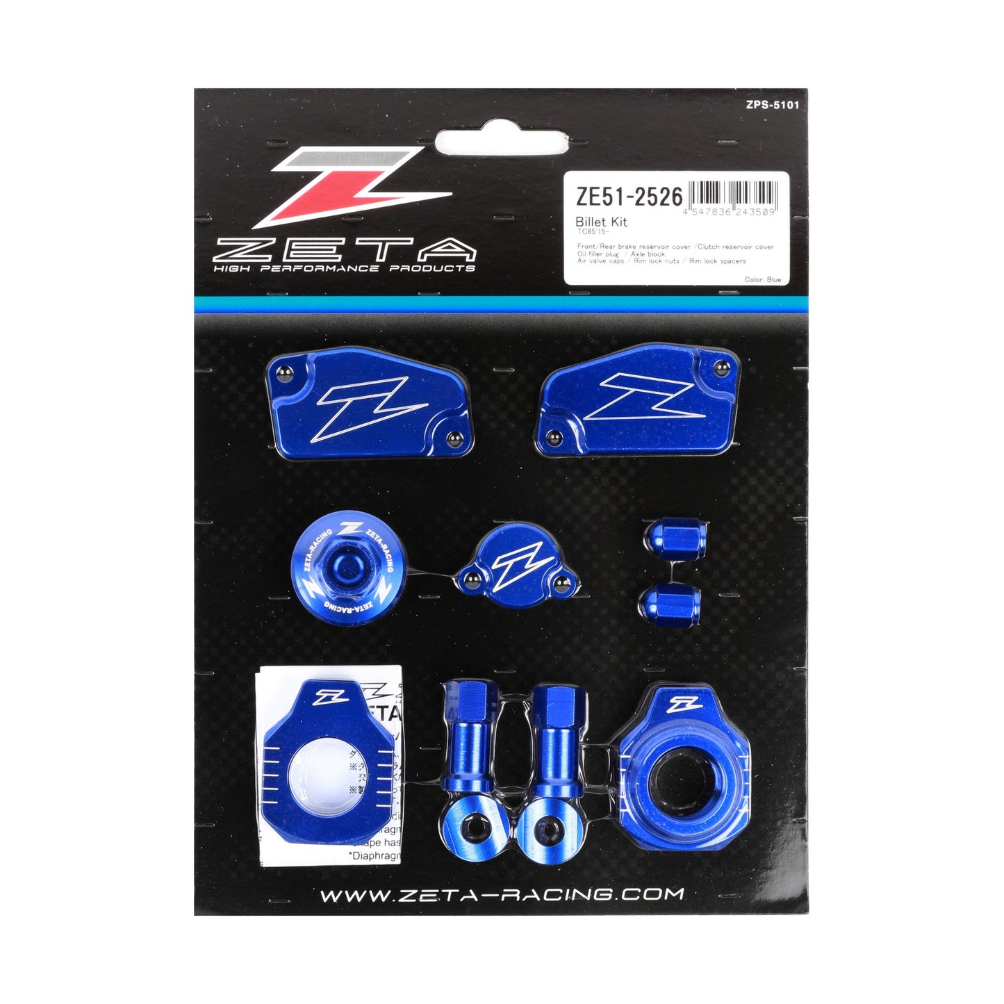 Zeta Light weight Anodized Aluminum Full Bling Kit - Langston Motorsports - Zeta