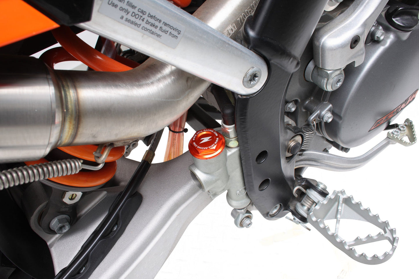 Zeta Light weight anodized colored Brake Reservoir cover - Langston Motorsports - Zeta