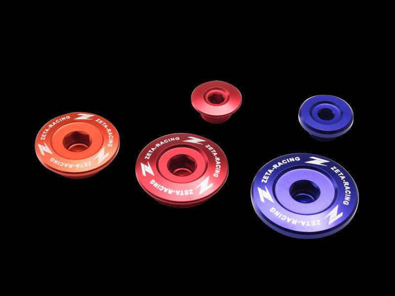Zeta Light weight Anodized colored Engine Plugs - Langston Motorsports - Zeta