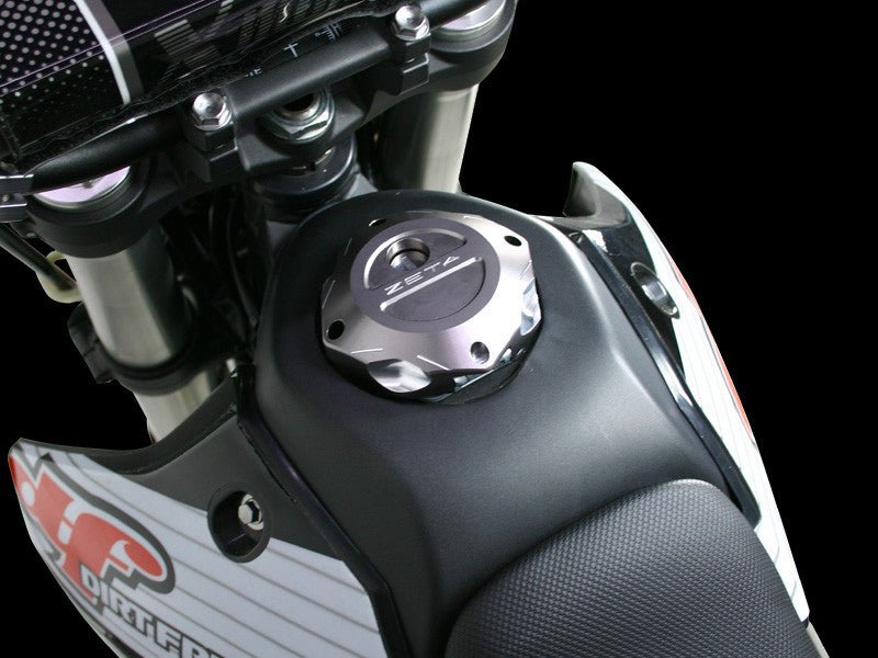 Zeta Light weight Anodized Colored Gas Cap for Dual sport bikes - Langston Motorsports - Zeta