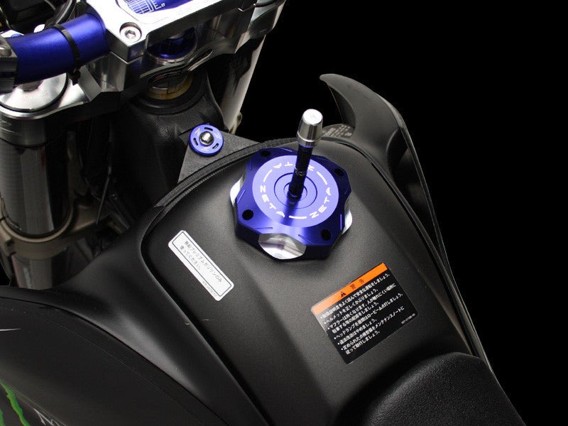 Zeta Light weight Anodized Colored Gas Cap for Dual sport bikes - Langston Motorsports - Zeta