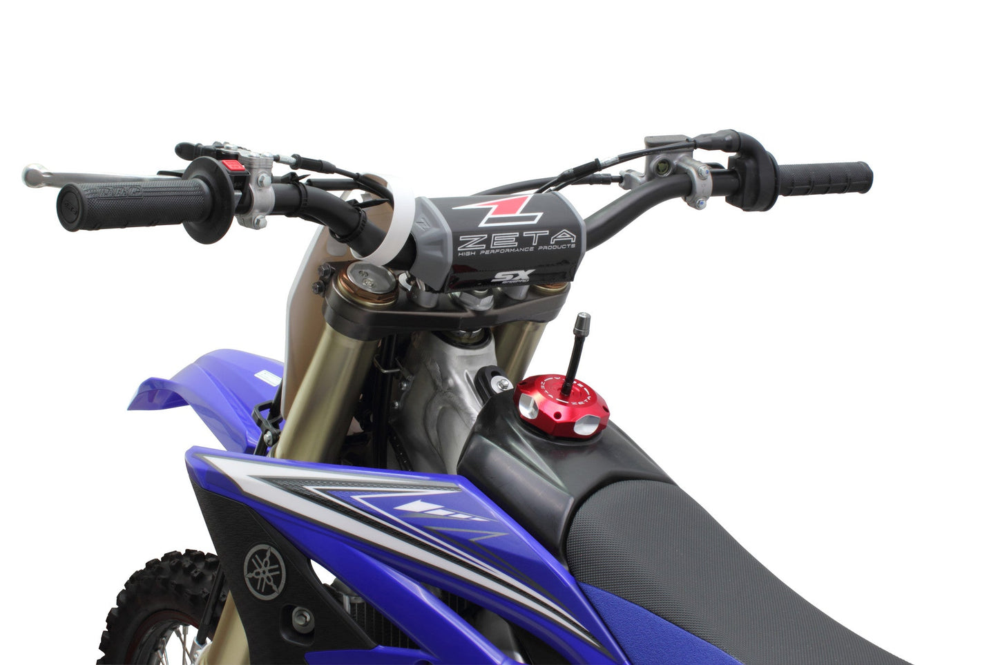 Zeta Light weight Anodized Colored Gas Cap for MX and ATV bikes - Langston Motorsports - Zeta