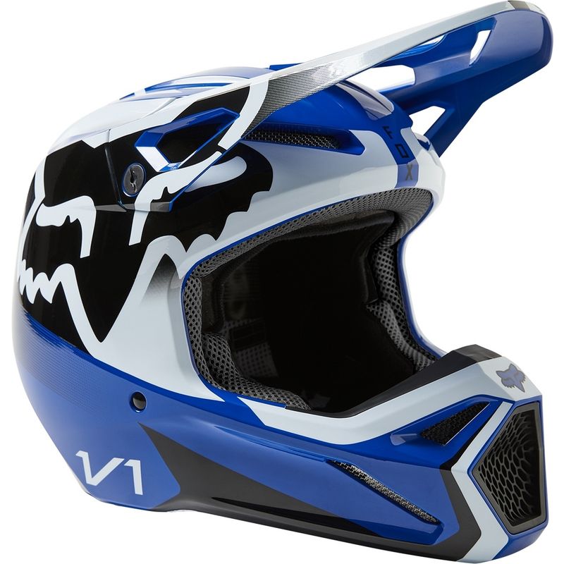 Fox Racing V1 Leed Helmet in Blue