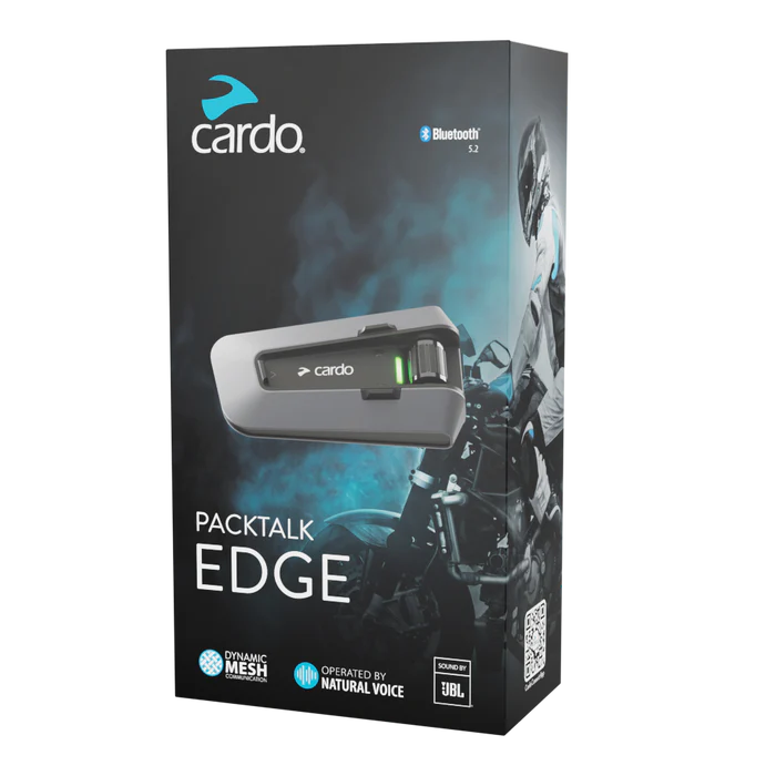 CARDO Packtalk Edge - Single – Langston Motorsports