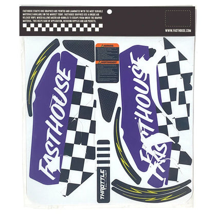Fasthouse Tribe STACYC Decal Kit - Purple for 12eDrive