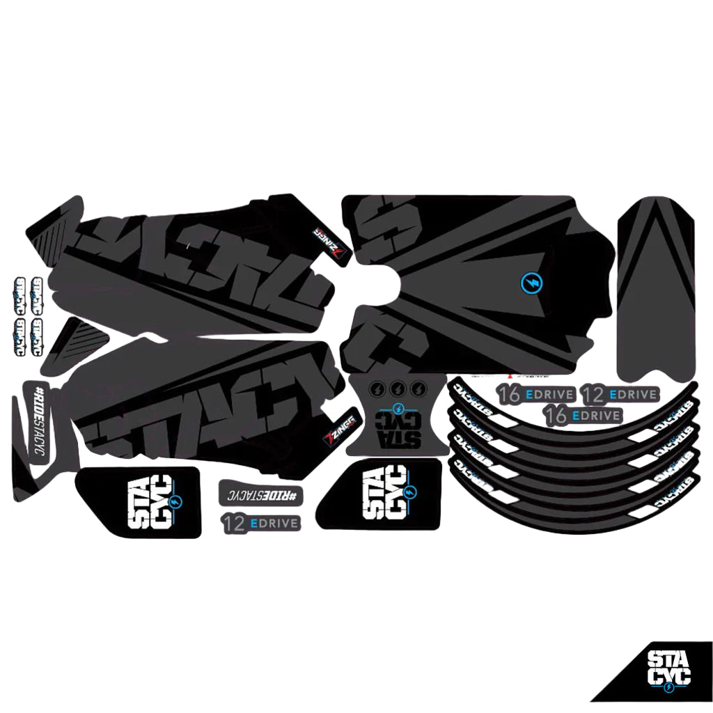 STACYC Graphic Kit - Electrify for 12eDrive and 16eDrive