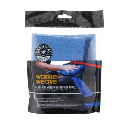 Super73 Chemical Guys Glass and Window Waffle Weave Microfiber Towel