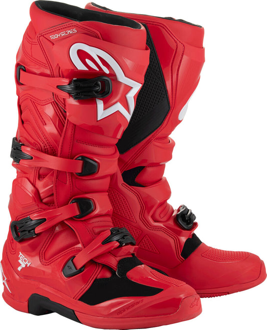 Alpinestars Tech 7 Boots Bright Red New