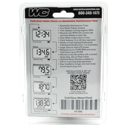 WORKS CONNECTION TACH-HOUR METER-CLOCK