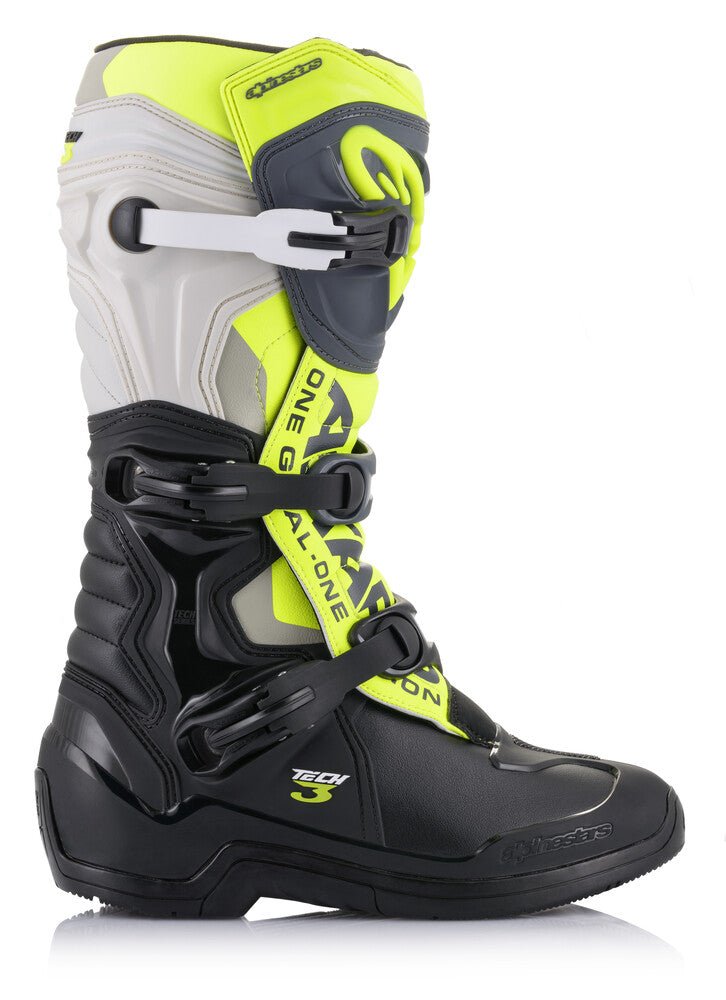 Alpinestars Tech 3 Black/CoolGray/Yellow - Langston Motorsports - Langston Motorsports