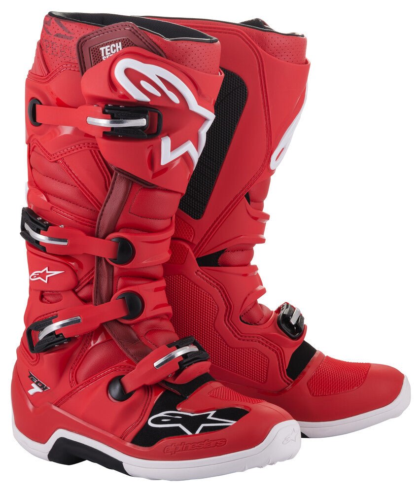 Alpinestars Tech 7 Boots Red - Langston Motorsports - Langston Motorsports