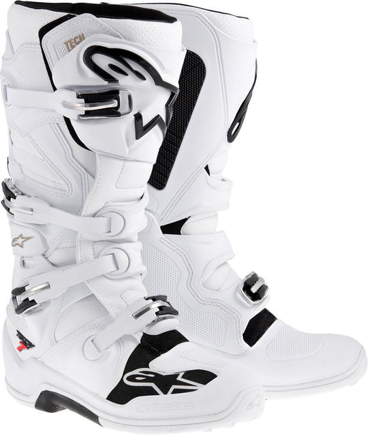 Alpinestars Tech 7 Boots White - Langston Motorsports - Langston Motorsports