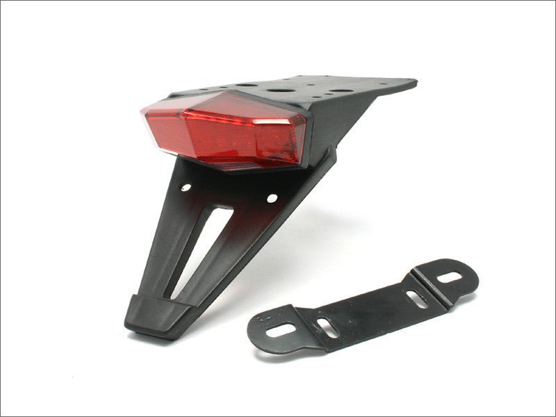 DRC Universal Moto LED Edge 2 Tail Light with Plastic license plate holder - Langston Motorsports - DRC