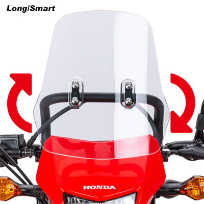 NEW* Zeta Adventure Windshield CRF250L/300L - Langston Motorsports NEW* Zeta Adventure Windshield CRF250L/300L - Langston Motorsports