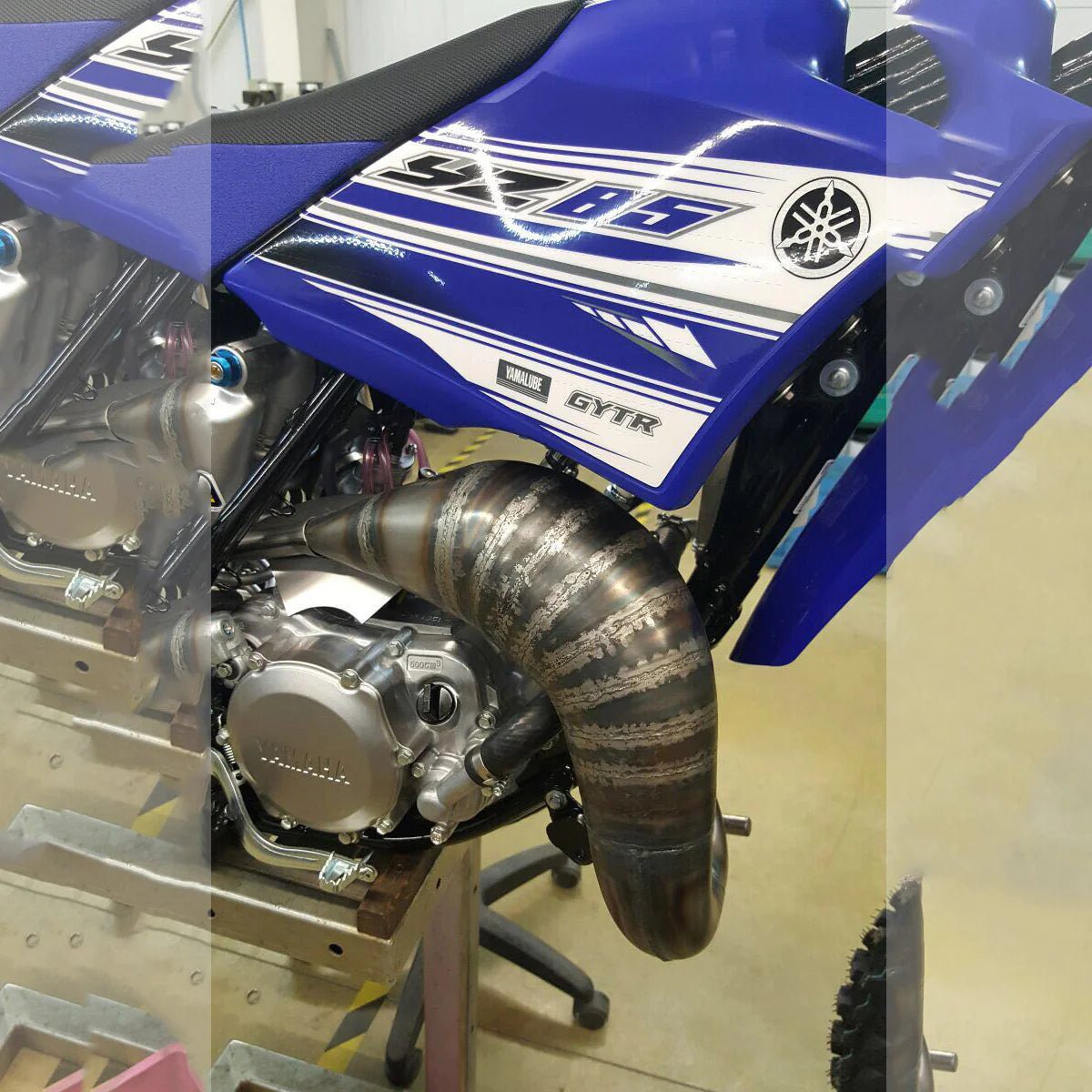 JSV YAMAHA YZ 85 2023 FULL EXHAUST SYSTEM - Langston Motorsports - Langston Motorsports