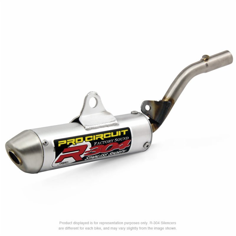 Pro Circuit Honda CR80R/CR85R R - 304 2 Stroke Silencer - Langston Motorsports - Pro Circuit