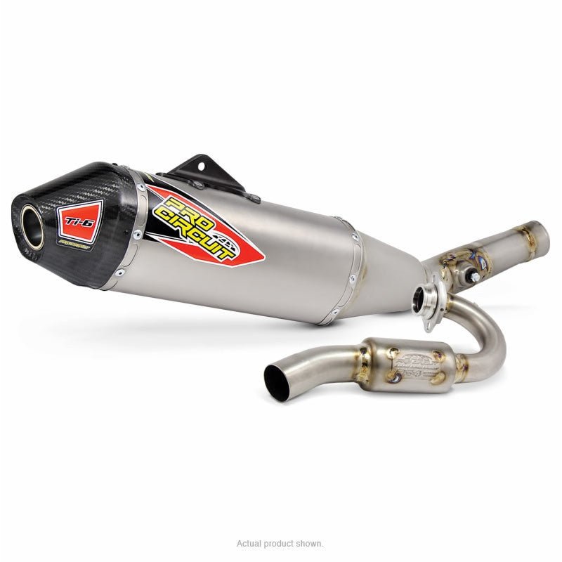 Pro Circuit Kawasaki KX250F Ti - 6 Titanium Exhaust System 2009 - 2016 - Langston Motorsports - Pro Circuit