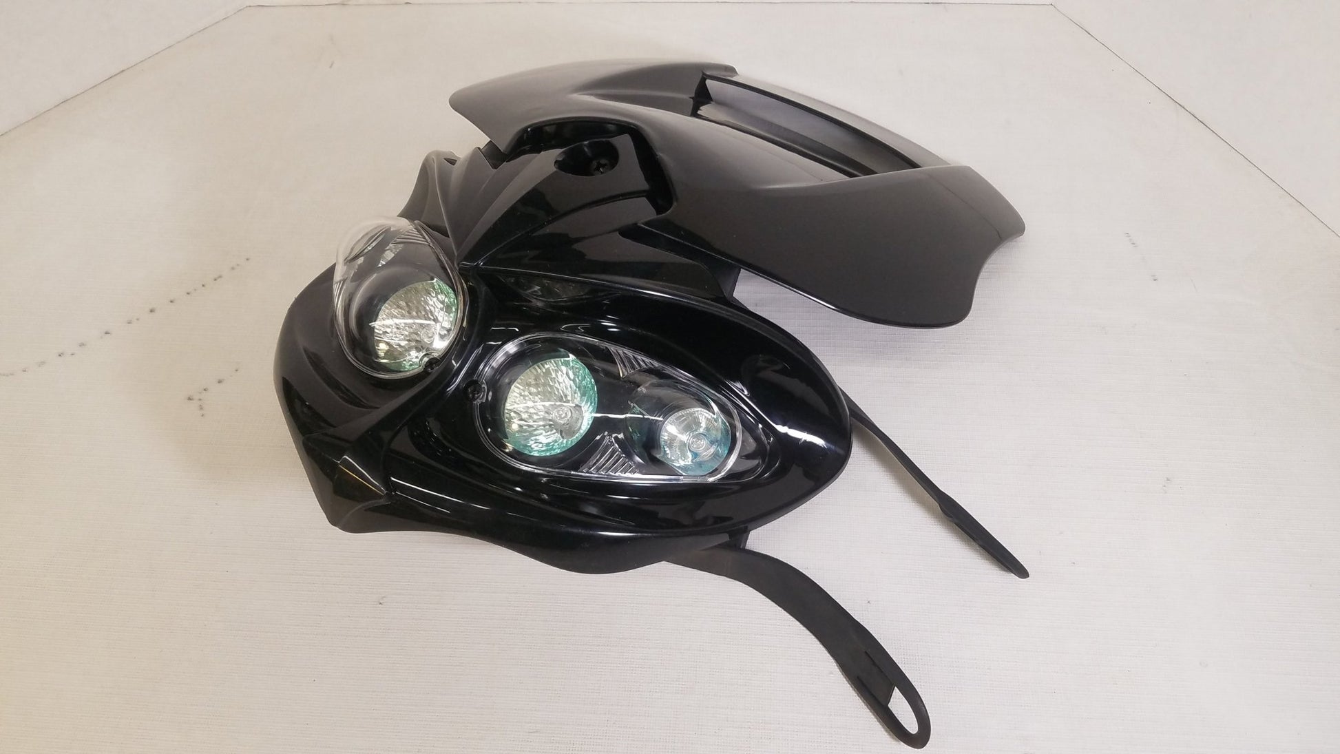 Suzuki DRZ400 Black Mamba Headlight - Black - Langston Motorsports - DRC