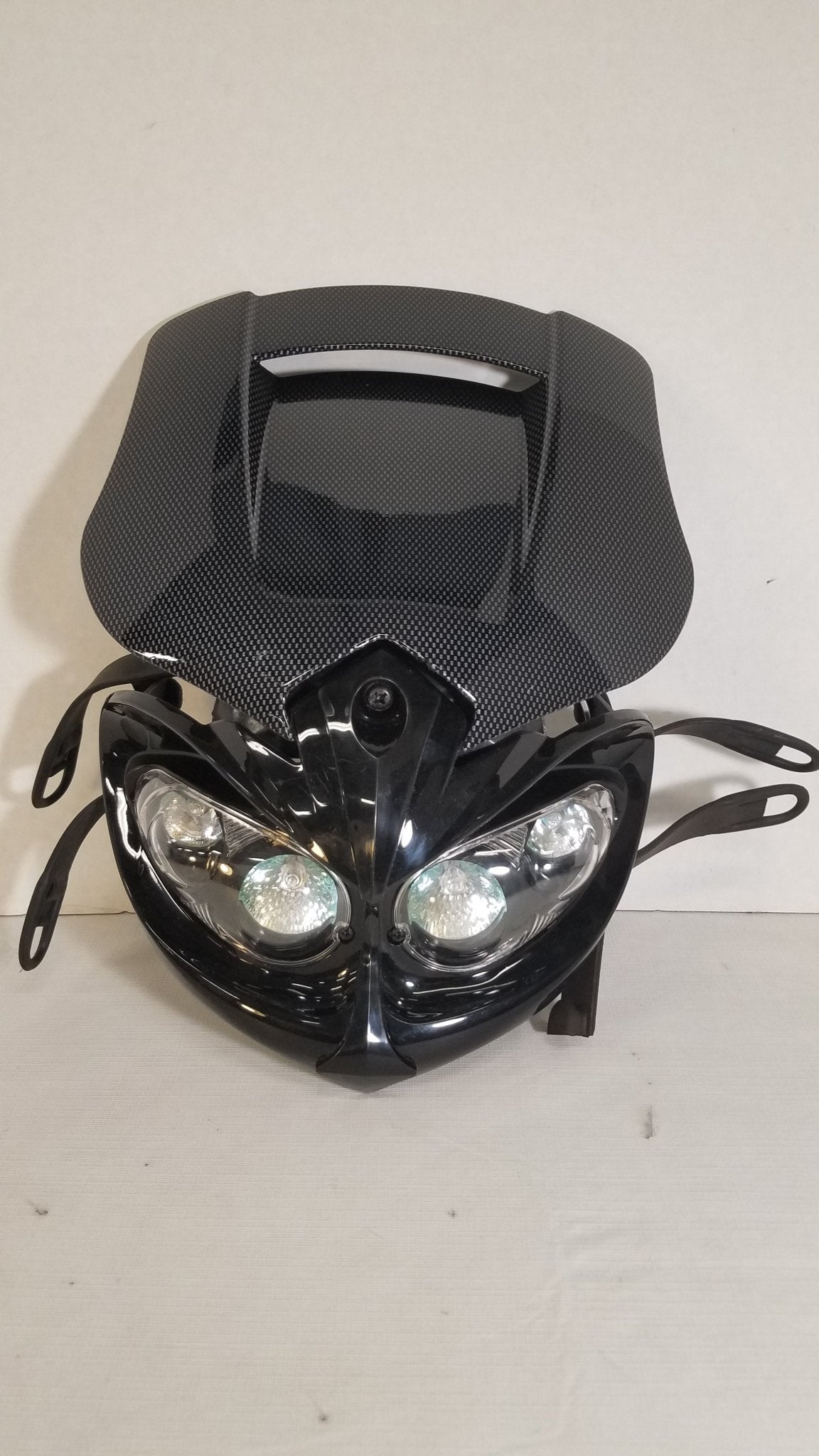 Suzuki DRZ400 Black Mamba Headlight - Carbon - Langston Motorsports - DRC