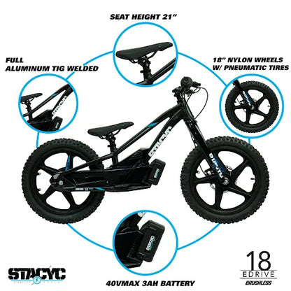 STACYC 18eDRIVE Brushless Electric Stability Bike