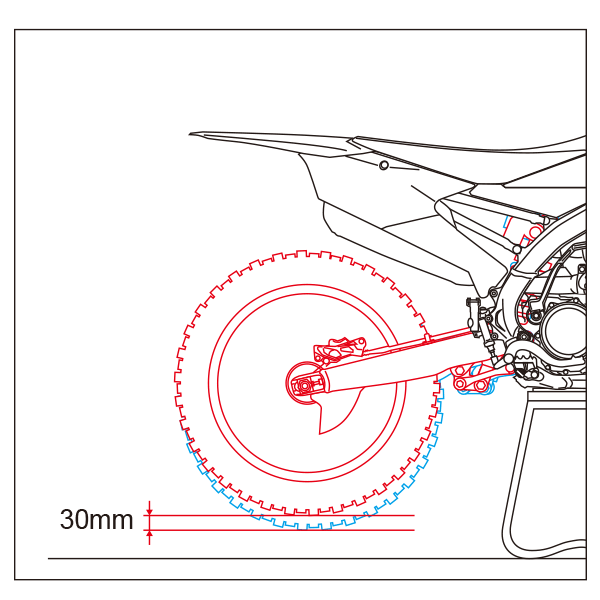 Zeta 30mm Lowering Kit for KYB 46 - 55mm Rear Suspension - Langston Motorsports - Zeta