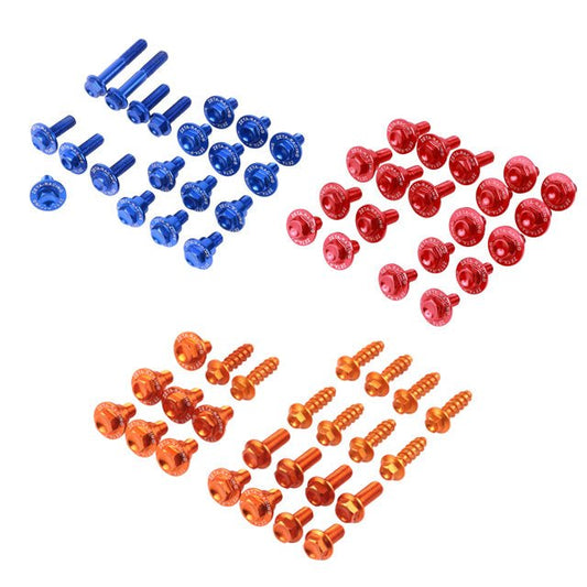 Zeta Anodized Aluminum Lightweight Colored Body Bolt Kits - Langston Motorsports - Zeta