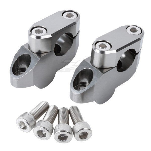Black DCR 7/8 To 1 1/8 Universal Handle Bar Adapter Riser Fat Black DCR 7/8 To 1 1/8 Universal Handle Bar Adapter Riser Fat