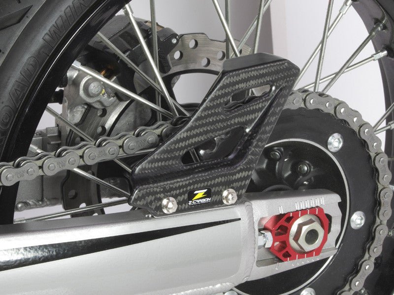 Zeta Carbon Fiber Chain Cover - Langston Motorsports - Zeta