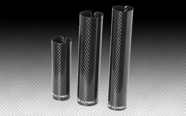 Zeta Carbon Fiber Fork Wrap Protectors - Langston Motorsports - Zeta