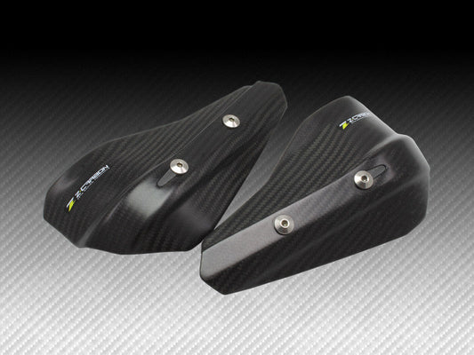 Zeta Carbon Fiber Hand Guard Shields for Armor Hand Guards - Langston Motorsports - Zeta