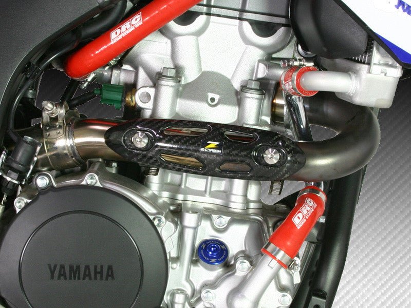 Zeta Carbon Fiber Universal Exhuast Pipe Guard for 4 - stroke bikes - Langston Motorsports - Zeta