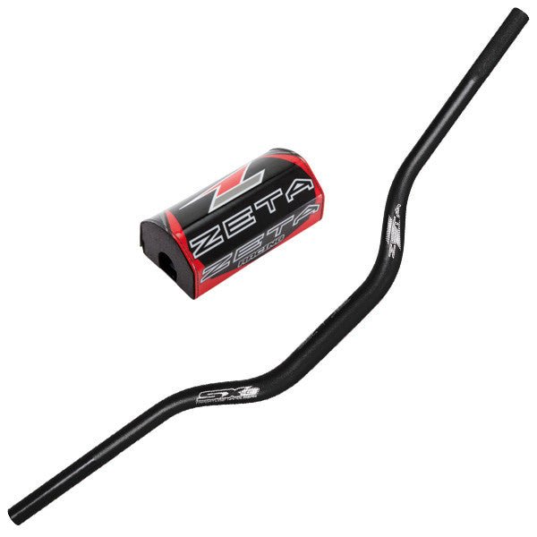 Zeta Eigo Sato FMX Style Handle Bars Black 1 1/8 Size Bars - Langston Motorsports - Zeta