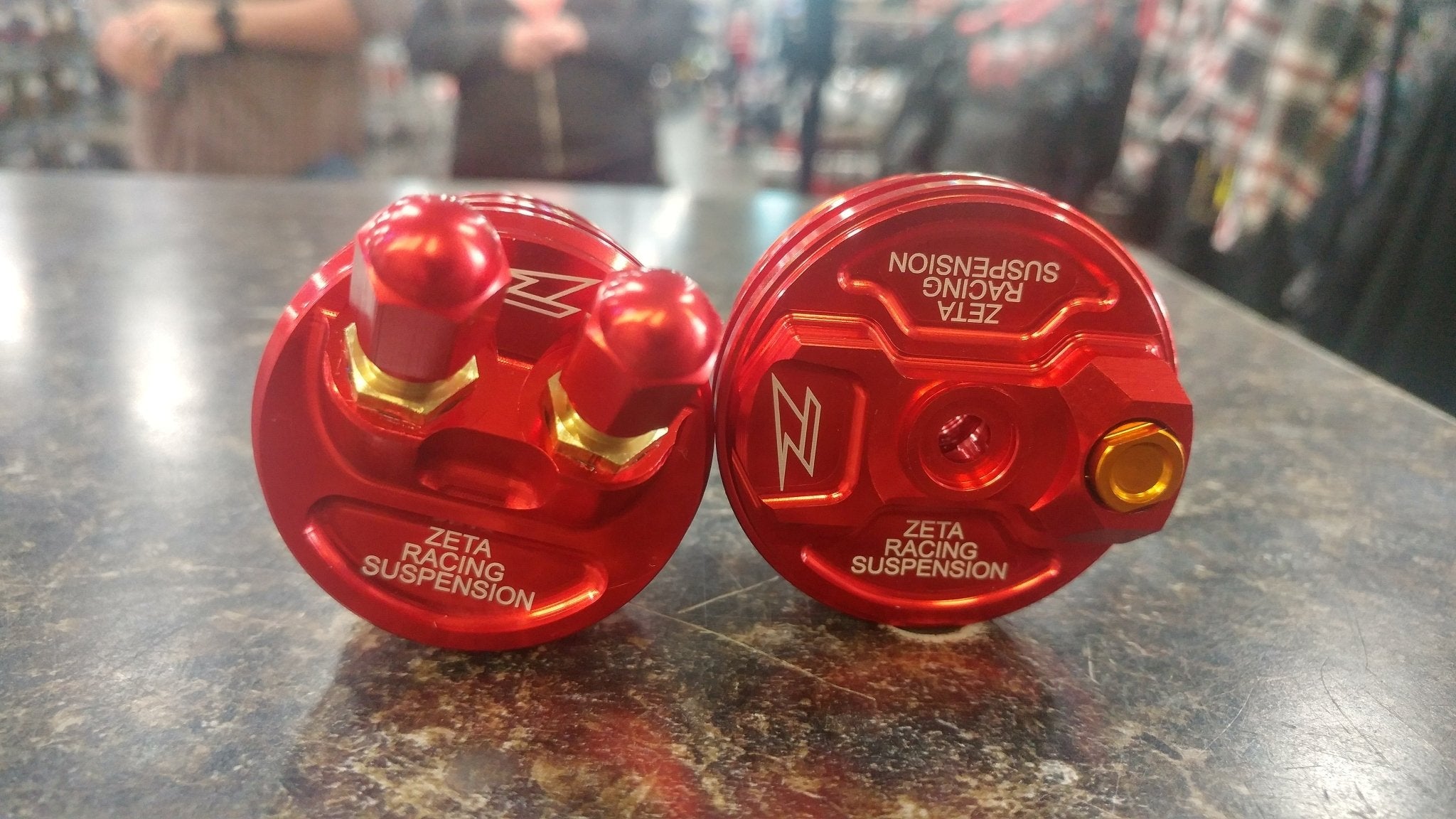 Zeta Front Fork Top Cap Colored Anodized Aluminum - Langston Motorsports