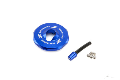Zeta Light weight Anodized Colored Gas Cap for MX and ATV bikes - Langston Motorsports - Zeta