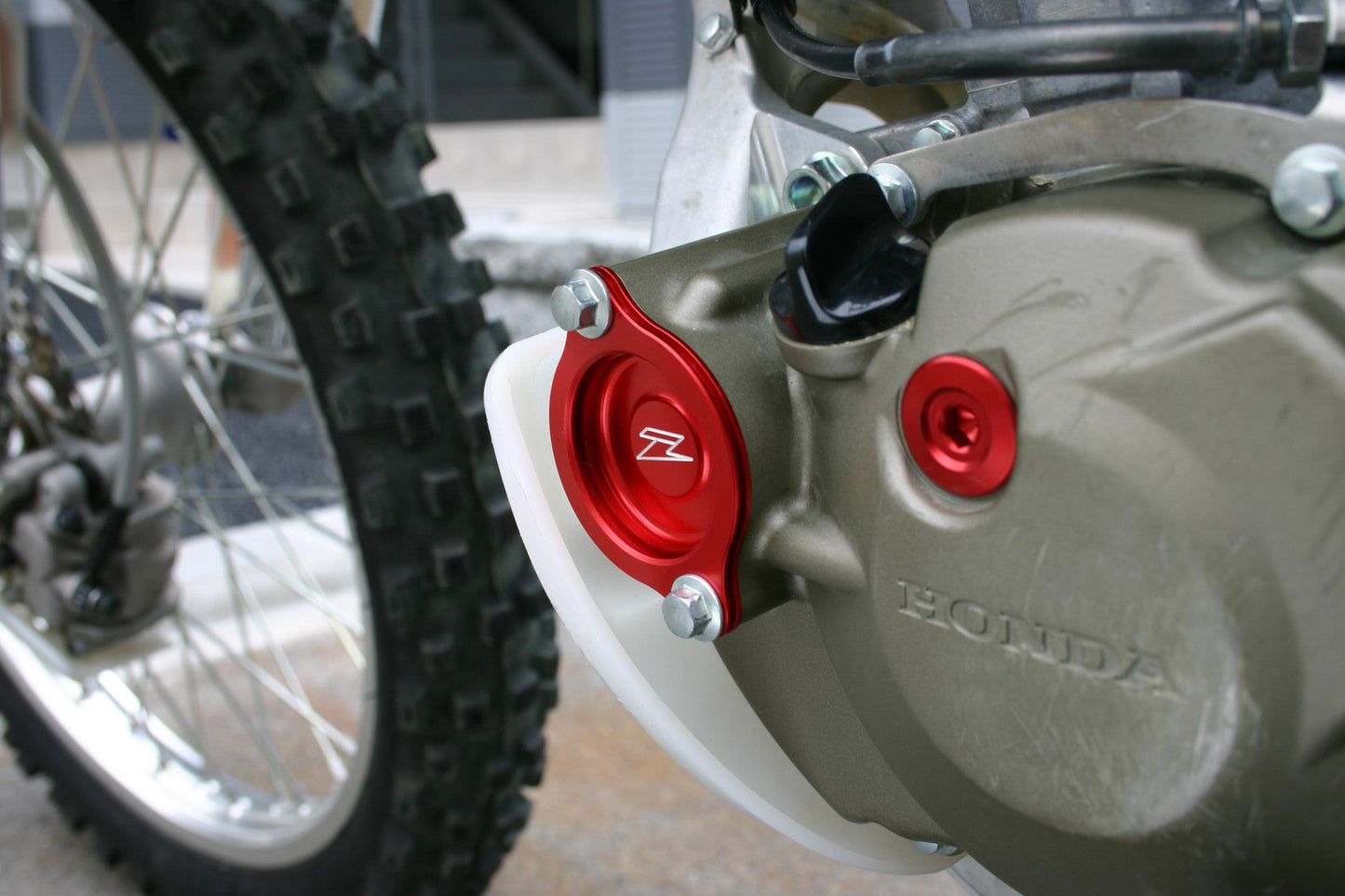 Zeta Light Weight Anodized Colored Oil Filter Cover - Langston Motorsports - Zeta