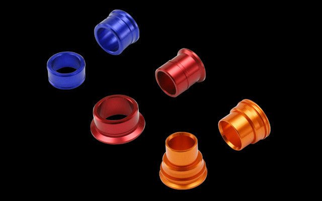 Zeta Light weight Anodized Colored Wheel Spacers for MX bikes - Langston Motorsports - Zeta