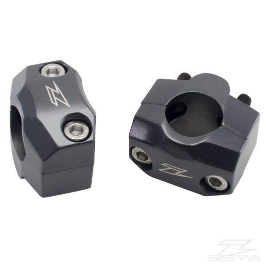 Zeta Universal Bar Clamp Conversion Kit from 7/8 bar to 1 1/8 bar size - Langston Motorsports - Zeta